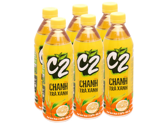 C2 Lemon Green Tea  / Tra Xanh Vi Chanh C2 455ml
