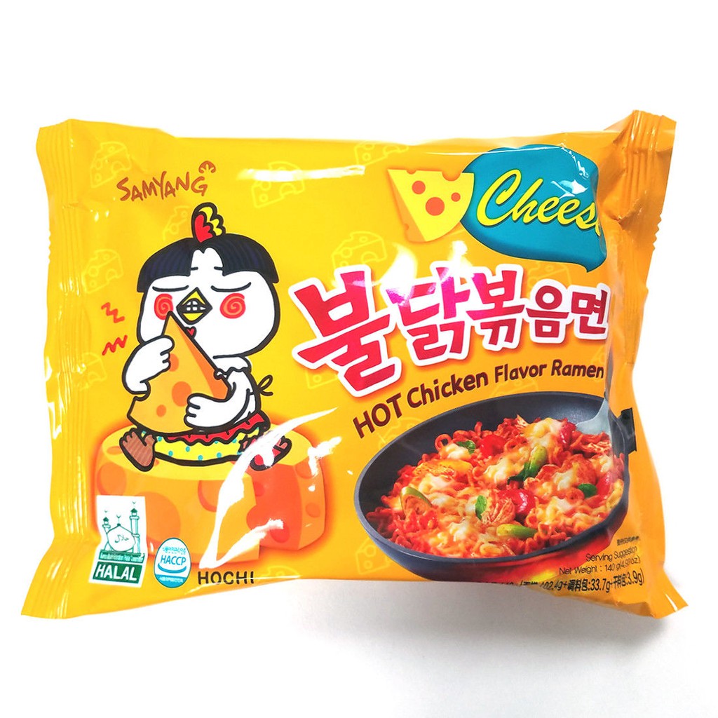 L1 - SAM YANG Hot Chicken Ramen Cheese 140g - Hikifood