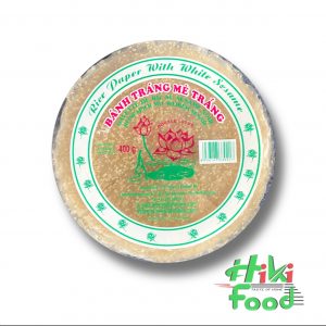 DOUBLE LOTUS Bánh Tráng Mè Trắng 400g