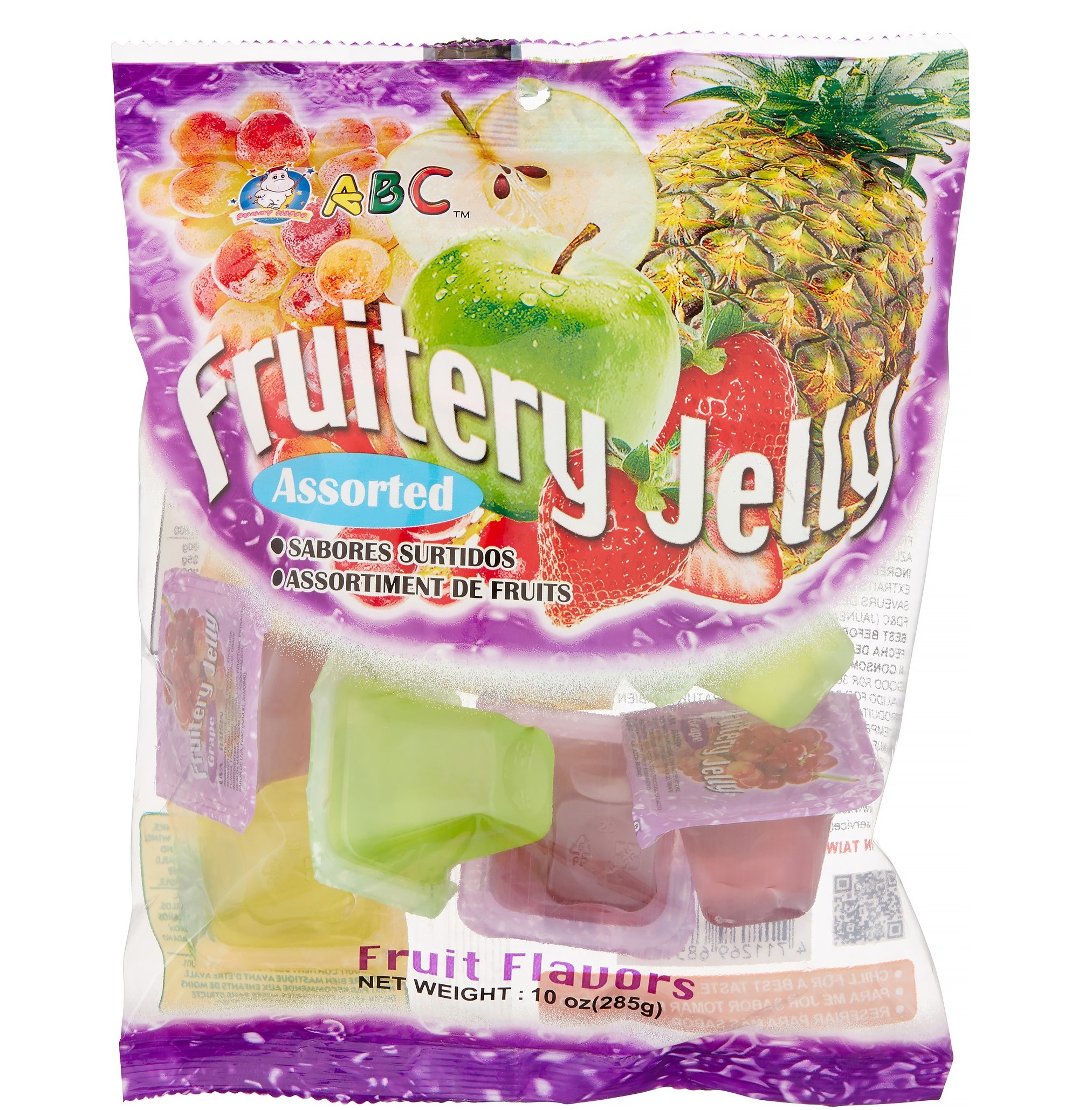 Abc Fruitery Jelly Assorted Bag 285g Hikifood