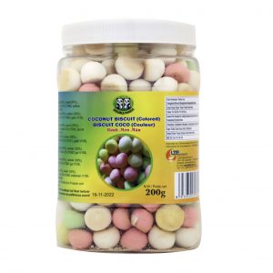 L1 - PANDA Coconut Coloured Biscuit Banh Men Mau 200g