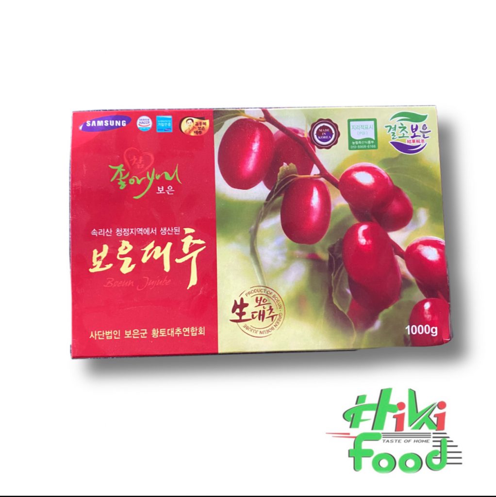 Korea Dried JuJube/ Tao Do Kho Han Quoc 1kg Hikifood