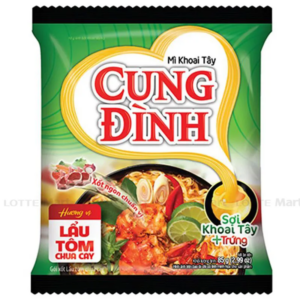 L1 - CUNG DINH Instant Noedels Hot&zure Garnalen 85g / My Lau Tom Chua Cay