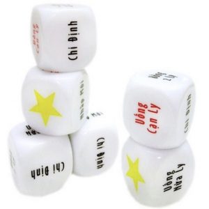 Drinkspel Dobbelstenen 2 Stuks/ Xi Ngau Uong Bia Ruou 2 Cuc