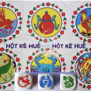 Dieren Dobbelspel/ Tro Choi Bau Cua Tom Ca - Hột Nhựa