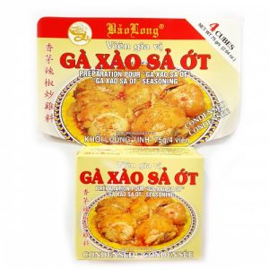 L1 - Bao Long Geroerbakte Kipkruidenballetjes Met Citroengras&Chili / Vien Gia Vi Ga Xao Sa Ot 75g