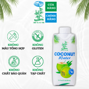 Bamboo Tree Coconut Water 330ML / Nuoc Dua Ba Cay Tre