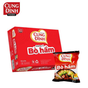 CUNG DINH Beef Stew Flavor Instant Noodles 80g ( box)