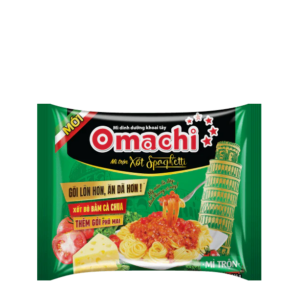 Omachi Instant Noodles Spaghetti Sauce / Mi Tron Xot Spaghetti 90g