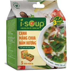 ISOUP Sour BambooShoots With Shiitake Mushrooms Soup 50g(5x10g) / Canh Mang Chua Nam Huong